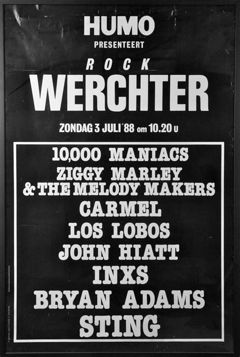 This festival was originally scheduled to start jul 1, 2021 and end jul 4, 2021. Rock Torhout/ Rock Werchter 1988 - History - Rock Werchter ...