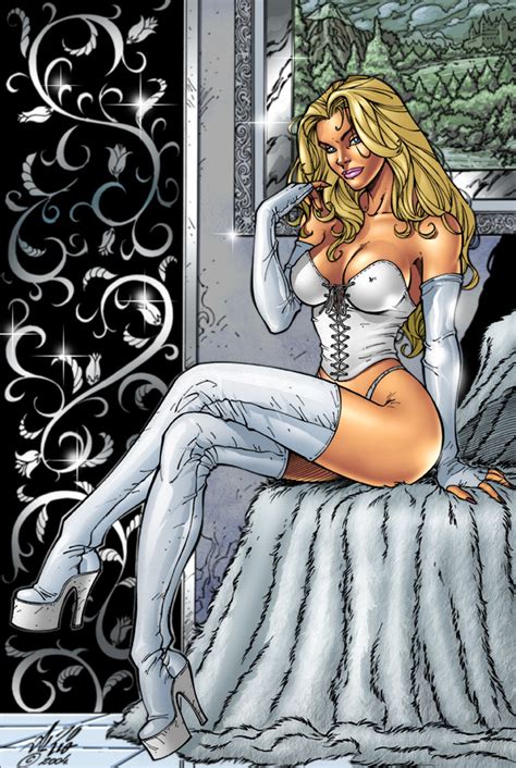 Marvel Superhero Erotica Emma Frost White Queen Porn