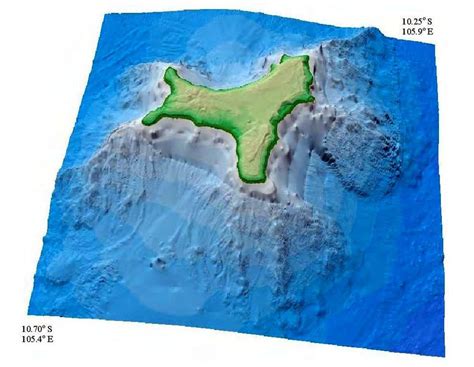 Christmas island, officially known as the territory of christmas island, is an australian external territory comprising the island of the same name. Exaggerated bathymetric map of Christmas Island : AussieMaps