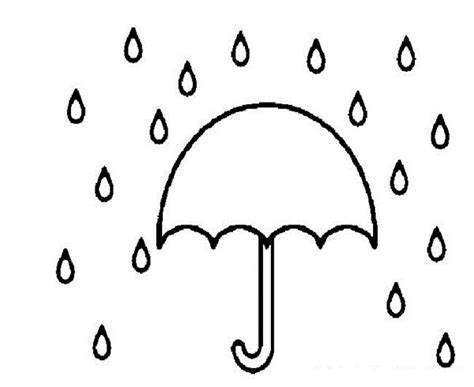 Raindrops Coloring Pages Coloring Home