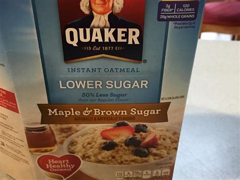 Quaker 100 wholegrain oatmeal refill instant 400g. 31 Quaker Instant Oatmeal Nutrition Label - Labels Database 2020