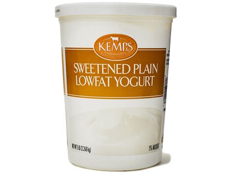 Bix Kemps Sweetened Plain Lowfat Yogurt Bix