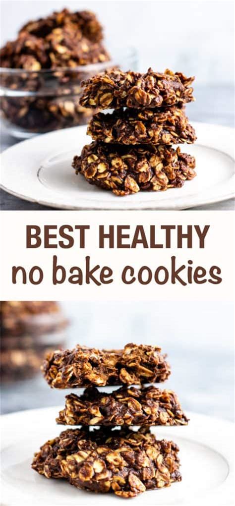 These cookies are every bit as tasty as the normal chocolate peanut butter no bake cookie. The Best Healthy No Bake Cookies - Build Your Bite