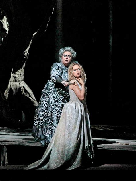 Kristine Opolais And Jamie Barton In The Met Operas Production Of Dvořáks Rusalka Photo By