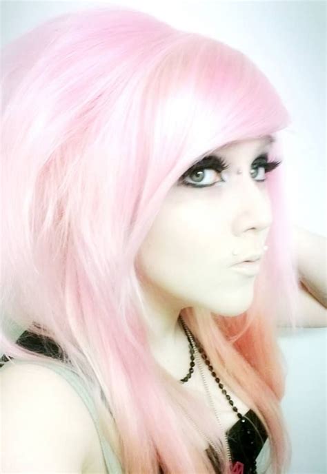 pink emo scene hair girl pink hair emo scene hair scene hair