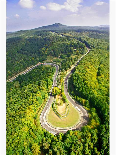 Aerial Shot 3 Of The Nürburgring Nordschleife Caracciola Karussell