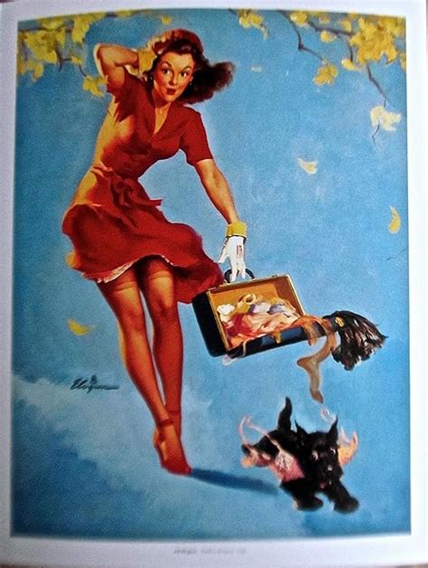 Gil Elvgren Pin Up Girls Giclee Canvas Print Paintings Poster Reproduction Art Prints Gingfood Art