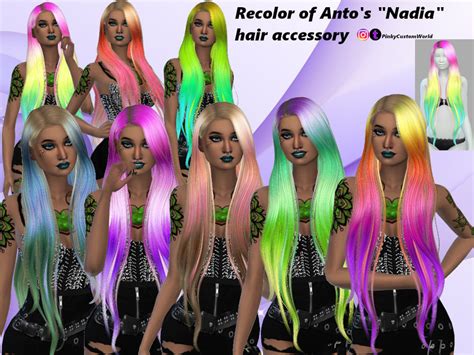 Pinkycustomworlds Pinky Recolor Antos Nadia Hairmermaid Colors