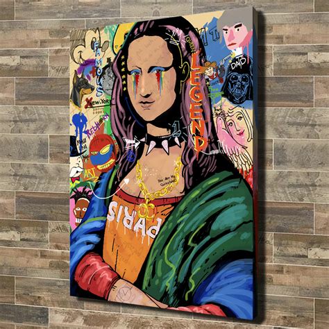 Mona Lisa Pop Art Canvas Art Wall Decor Art