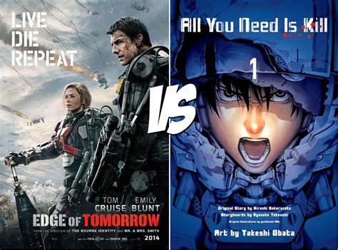 Manga Vs Film All You Need Is Kill Volume One Vs Edge