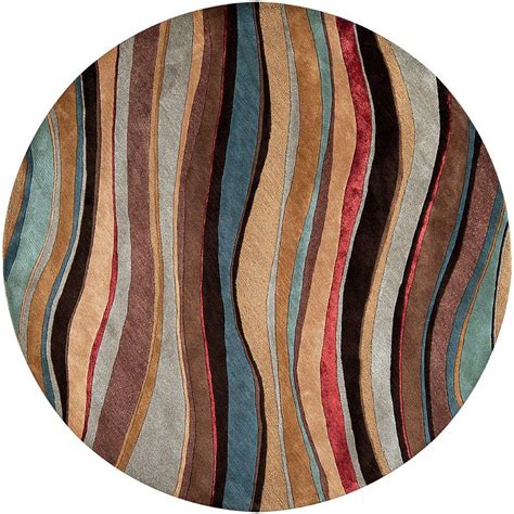 Artistic Weavers Alameda Brown 8 Ft X 8 Ft Indoor Contemporary Round