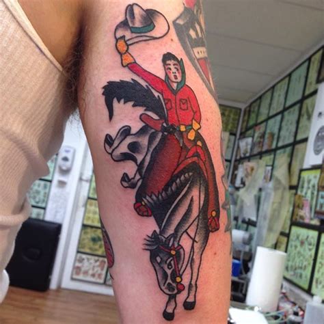 Top 193 Bull Riding Tattoos