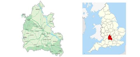Map Of Oxfordshire Visit South East England