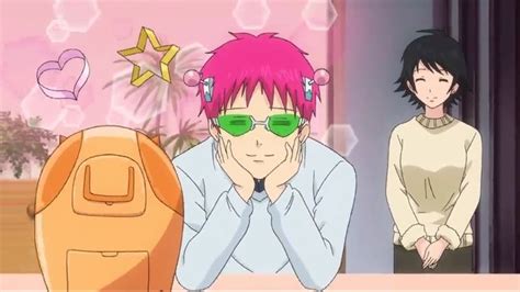 Maybe you would like to learn more about one of these? And here we have a very cute rare picture of Saiki smiling ...