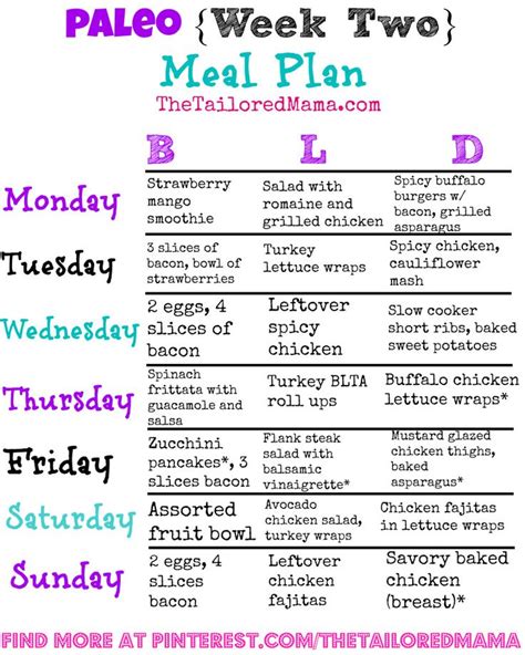 2 Week Diet Plan Meals Diet Plan