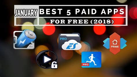 Amazing 5 Paid Apps For Free 2018 January Youtube