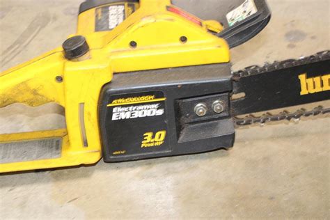 Mcculloch Electramac Em 300s Chainsaw Property Room
