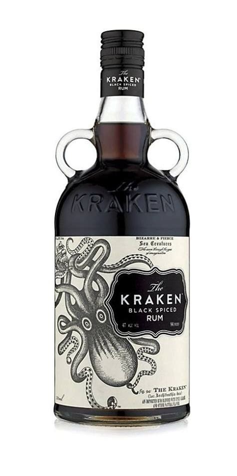 A rum sour is a combination of rum, fresh lemon juice, simple syrup and egg white. Kraken rum | Great packaging! | Yummy Recipes | Pinterest