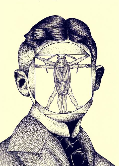 Franz Kafka Metamorphosis Illustration Behance