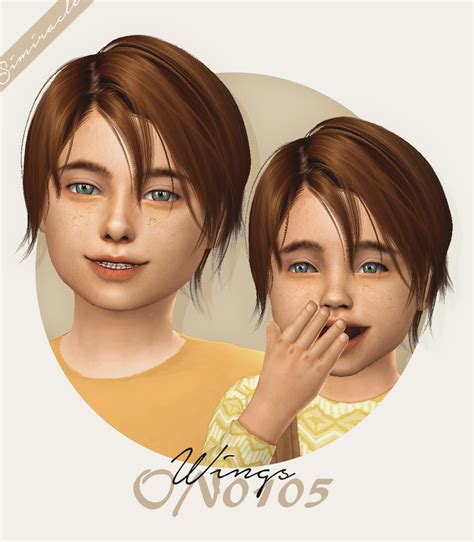 Simiracle Wings On0105 Hair Retextured Sims 4 Hairs