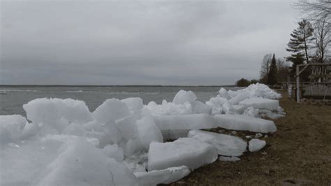 Ice Shoves Causing Headache For Houghton Lake Residents