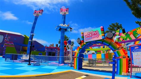 Unikittys Disco Drop Tower Ride And The Lego Movie World New Land Tour