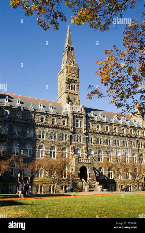 Healy Hall Main Building Of Georgetown University Washington Dc