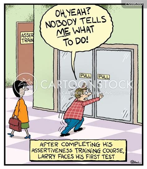 Self Assertive Cartoons And Comics Funny Pictures From Cartoonstock