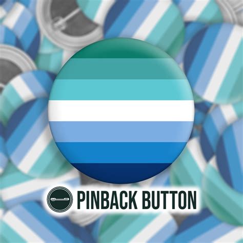 Mlm Gay Male Pride Flag Button Set Lgbtq Etsy