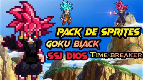 Pack De Sprites De Goku Black Time Breaker Ssj Dios 😱 Full Hd Sprite