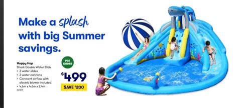 Happy Hop Shark Double Slide Fun Zone Offer At Big W