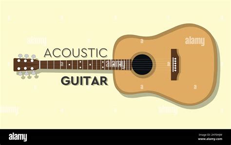Acoustic Guitar Vector Stock Vector Image And Art Alamy