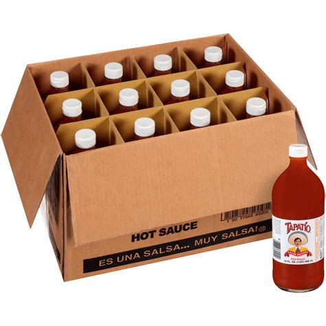 Tapatio Hot Sauce Ct Casepack Oz Bottles Walmart