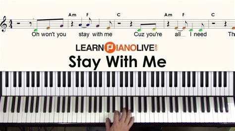 Stay With Me Sam Smith Play Along Backing Track Youtube