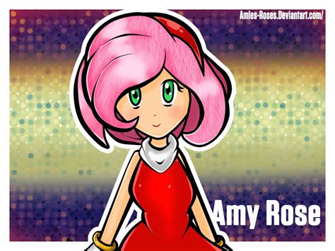 Amy Rose Anime Form By Icefatal On Deviantart