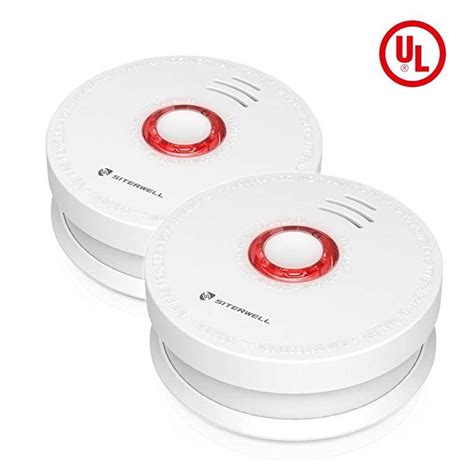 Vitowell combination smoke alarm and carbon monoxide detector. 2 Pack SITERWELL Smoke Detector and Battery Operated Smoke ...