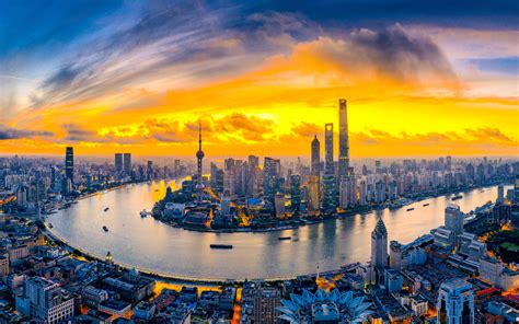 2880x1800 Shanghai Cityscape Macbook Pro Retina Wallpaper Hd City 4k