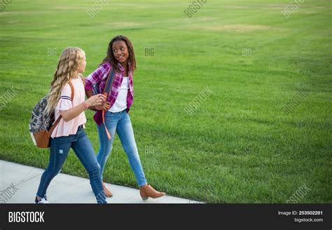 Two Diverse School Image And Photo Free Trial Bigstock