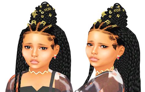 Xxblacksims Sims Hair Sims 4 Black Hair Toddler Hair Sims 4