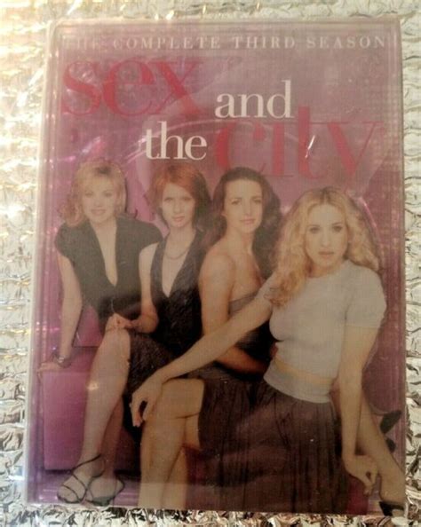 Sex And The City The Complete Third Season Dvd 2002 3 Disc Set Box