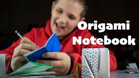 Origami Notebook How To Fold Single Sheet Of Paper Youtube