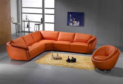 10 Best Orange Sectional Sofas