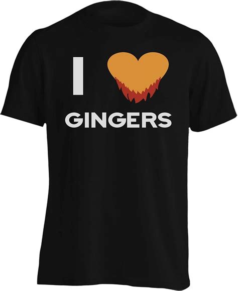 I Love Gingers Mens T Shirt Cc908m Uk Clothing