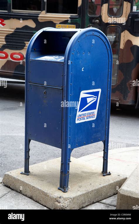 United States Postal Service Mailbox On Street Nashville Tennessee