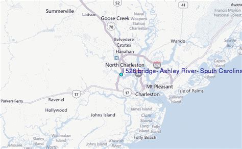 I 526 Bridge Ashley River South Carolina Tide Station Location Guide