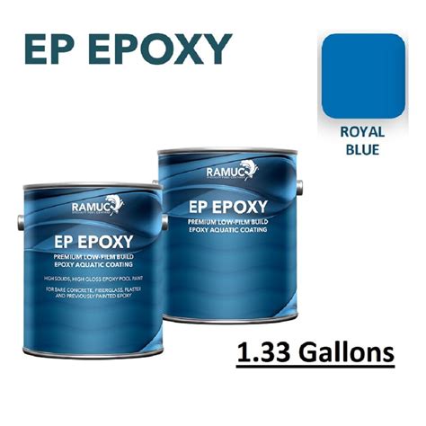Ramuc Ep Epoxy High Gloss Epoxy Royal Blue Pool Paint 908132901