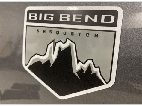 Genuine Ford Bronco Fender Emblem Big Bend Sasquatch フォード ブロンコ パーツ