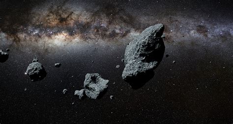Diamonds And More Suggest Unusual Origins For Asteroids