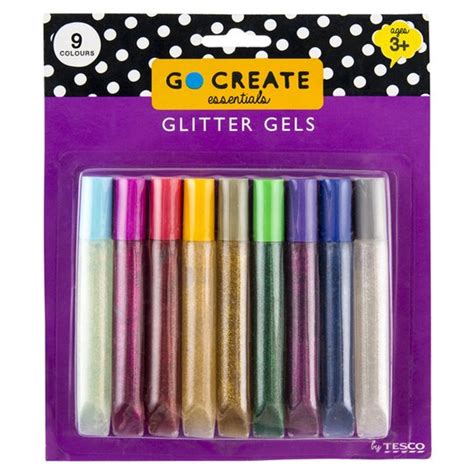 Go Create Glitter Glues 6 Pack Tesco Groceries