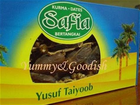 One of the most popular brands of kurma malaysia is none other than yusuf taiyoob, famous for its advertisements. Jualan kurma Yusuf Taiyoob, Kurma Madu Bam, Kurma Safia ...